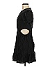 WAYF Solid Black Casual Dress Size M - photo 5