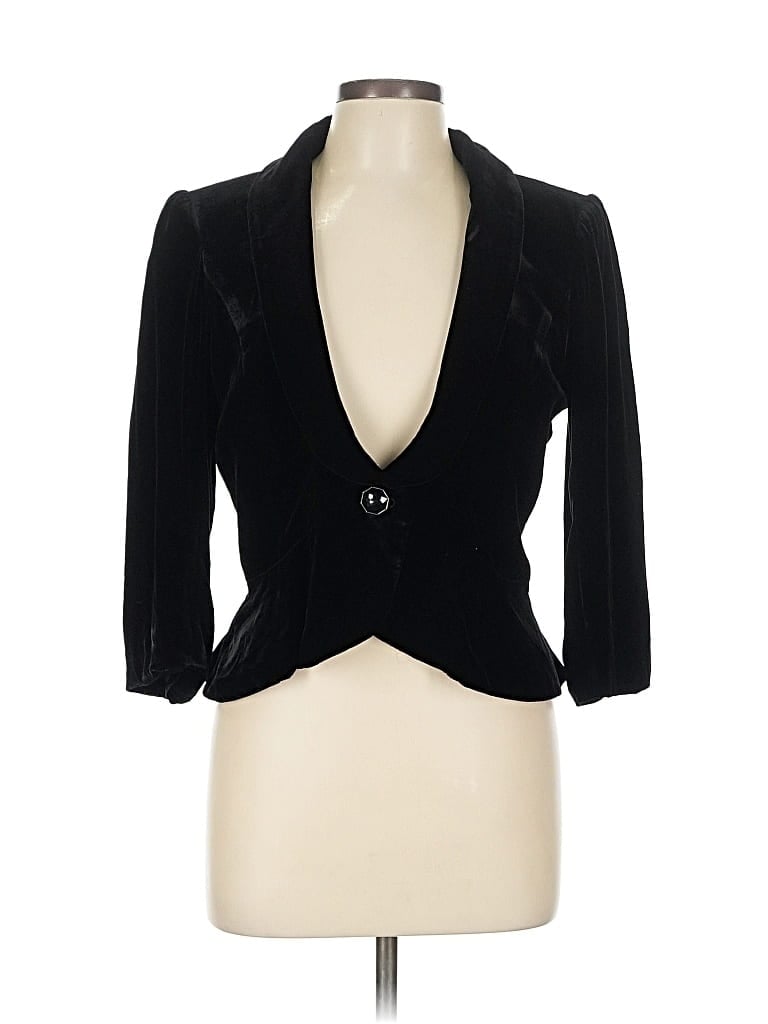 Pre-owned Ann Taylor Loft Blazer Jacket In Black