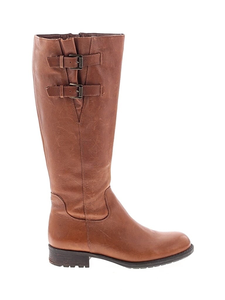 Pre-owned Franco Sarto Boots In Brown