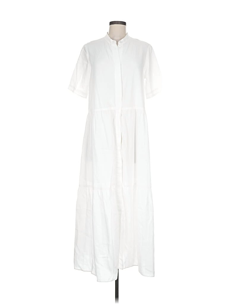 Pre-owned Hunter Casual Dress In White