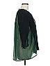 CAbi 100% Cotton Color Block Green Pullover Sweater Size M - photo 4