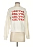 Rebecca Minkoff Graphic Ivory Sweatshirt Size XS - photo 1