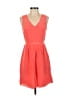 Madewell 100% Polyester Solid Orange Casual Dress Size 2 - photo 1