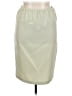 Unbranded 100% Polyester Solid Ivory Casual Skirt Size 14 - photo 1