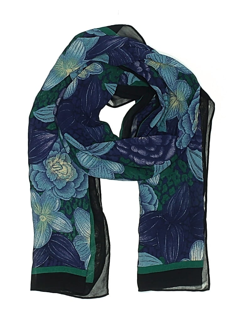 Pre-owned Unbranded Scarf In Blue