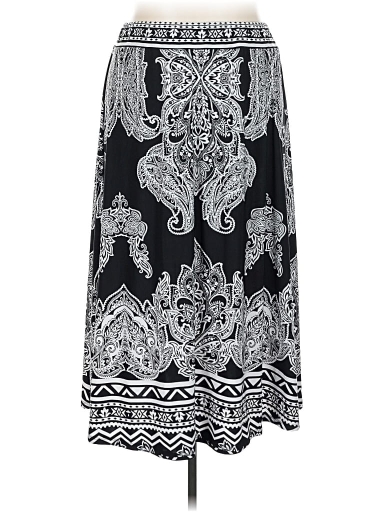 Pre-owned Inc International Concepts Casual Skirt In Black