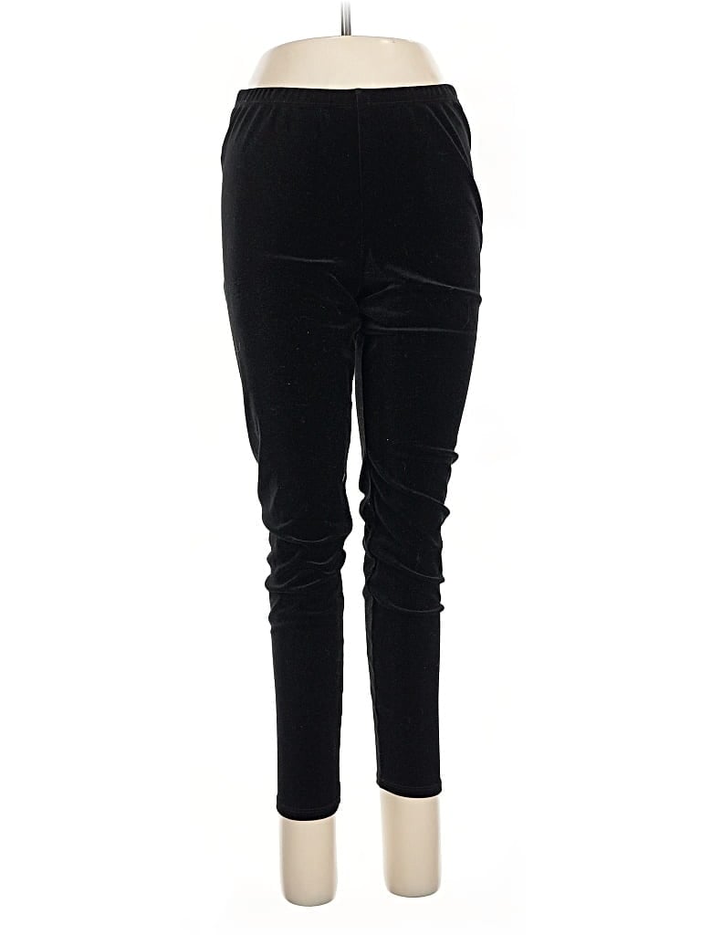 Pre-owned Eileen Fisher Casual Pants In Black