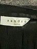 Sandro 100% Viscose Solid Black Casual Dress Size Lg (3) - photo 6