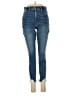 Ann Taylor LOFT Chevron-herringbone Blue Jeans Size 28 waist - photo 1