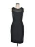 Vince Camuto Solid Gray Cocktail Dress Size 6 - photo 1