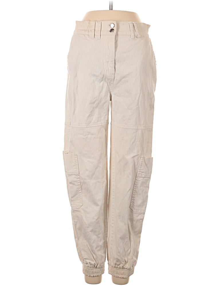 Pre-owned Bershka Casual Pants In White