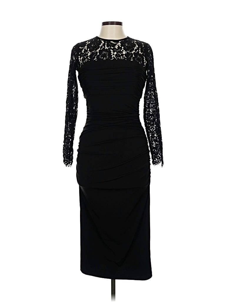 Pre-owned Boston Proper Cocktail Dress In Black