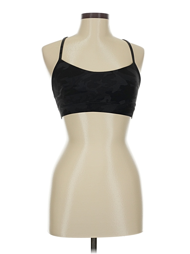 Pre-owned Lululemon Athletica Tank Top Black Scoop Neck Tops