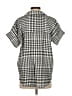 Madewell Houndstooth Gray Short Sleeve Blouse Size XXS - photo 2