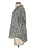 Madewell Houndstooth Gray Short Sleeve Blouse Size XXS - photo 5