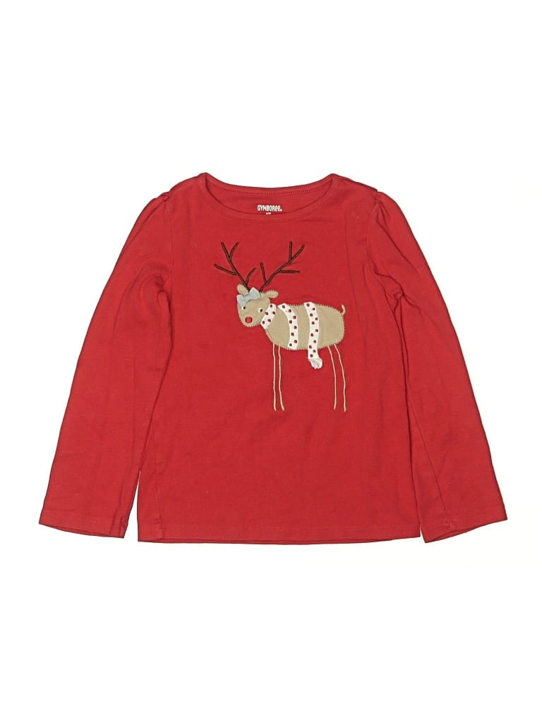 Pre-owned Gymboree Kids' Pullover Sweater In Red