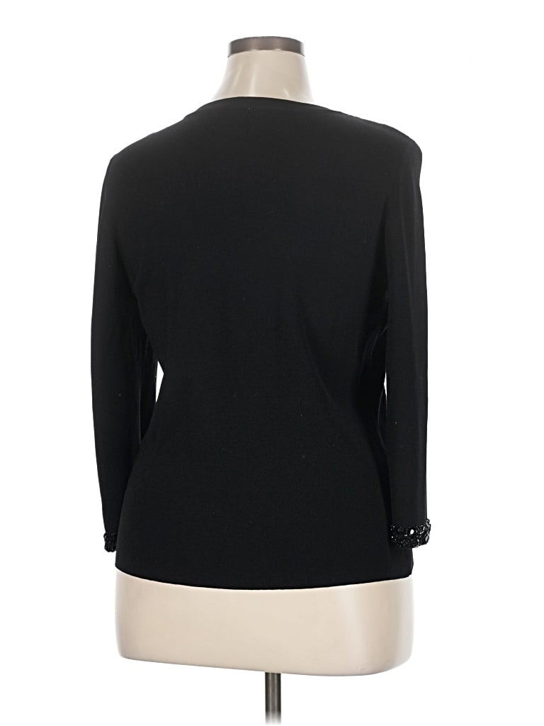 Pre-owned Ruby Rd. Cardigan Sweater In Black