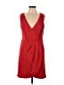 H&M Solid Red Cocktail Dress Size 12 - photo 1
