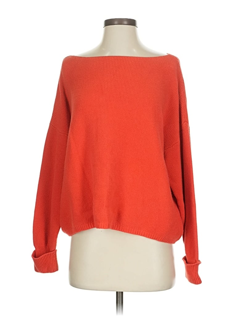 Pre-owned French Connection Pullover Sweater In Orange