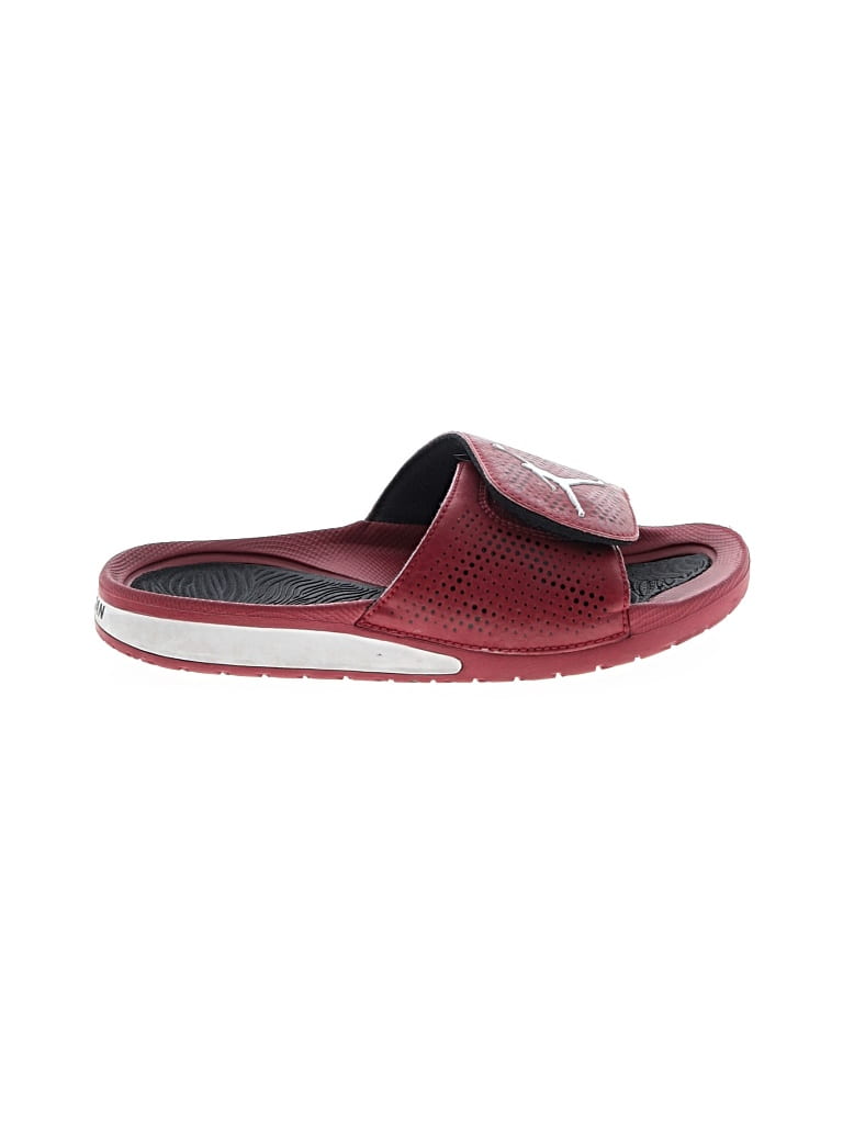 Pre-owned Air Jordan Kids' Sandals In Red