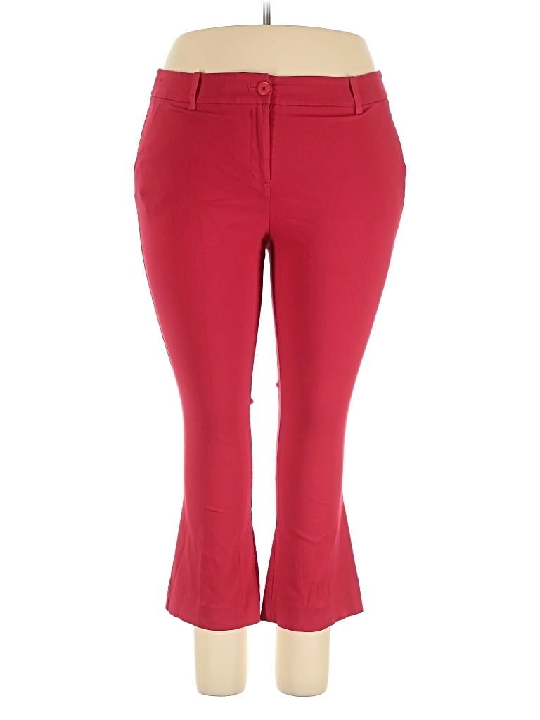 Pre-owned Lane Bryant Casual Pants In Red