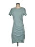 BTFBM Solid Teal Casual Dress Size S - photo 1