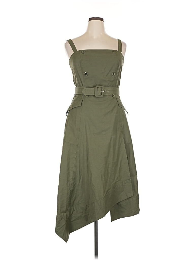 White House Black Market Casual Dress In Green