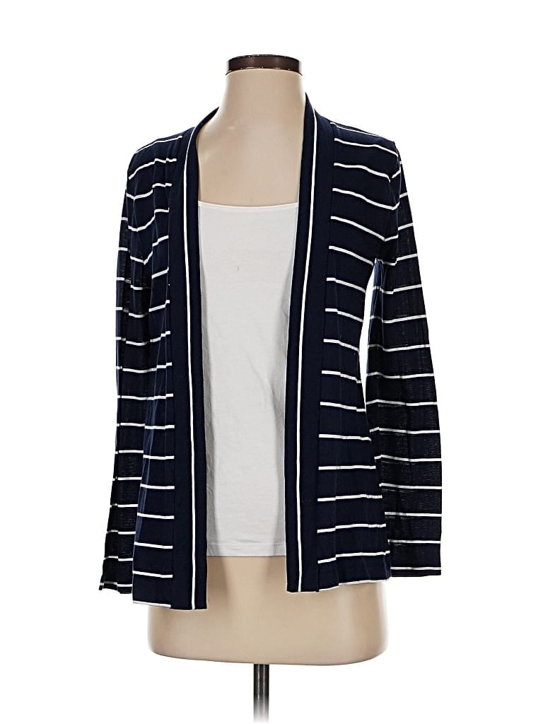 Pre-owned J.crew Factory Store Cardigan Sweater In Blue