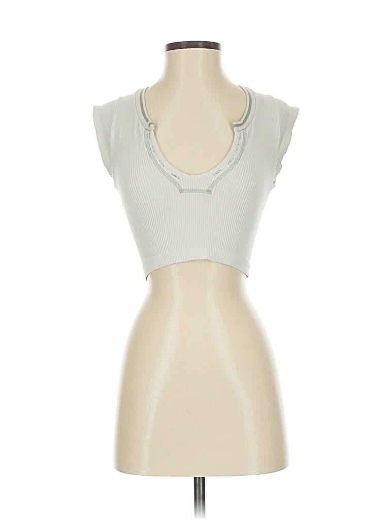 Pre-owned Out From Under Short Sleeve T-shirt In Silver