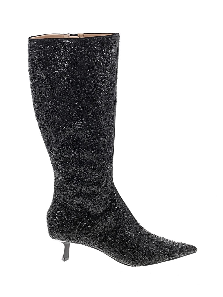 Pre-owned Betsey Johnson Boots In Black