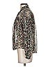 Zara Silver Long Sleeve Blouse Size S - photo 5
