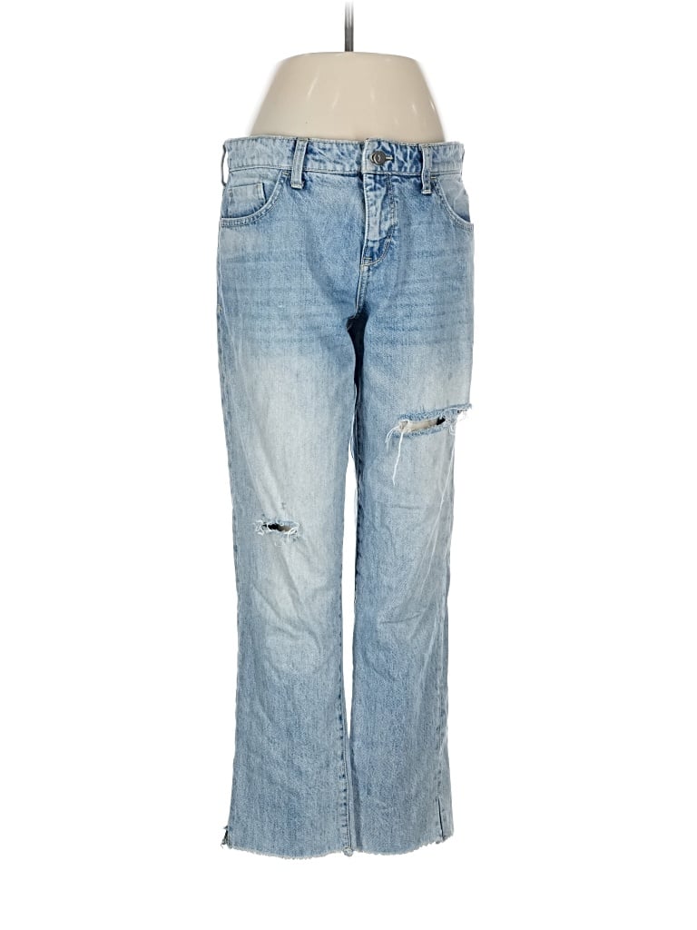 Pre-owned Pilcro And The Letterpress Jeans In Blue