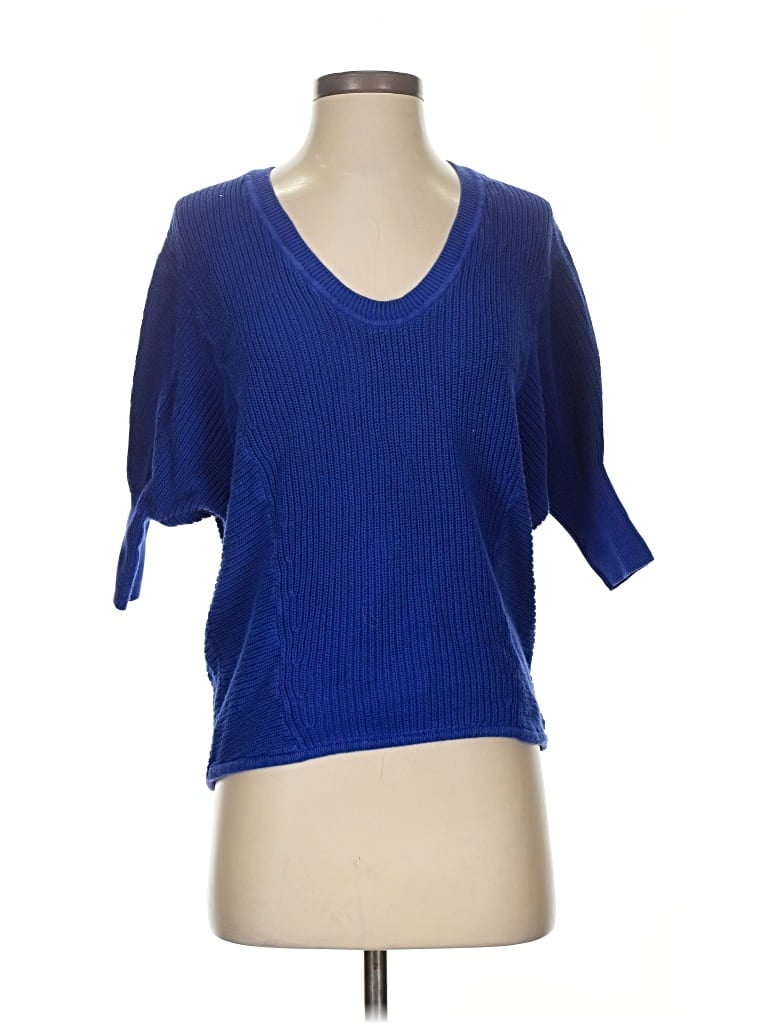 Pre-owned Express Pullover Sweater In Blue
