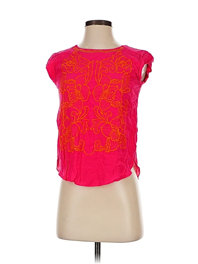 Pre-owned Maeve Sleeveless Blouse In Pink