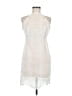 Peach 100% Polyester Ivory Cocktail Dress Size M - photo 1