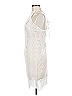 Peach 100% Polyester Ivory Cocktail Dress Size M - photo 5