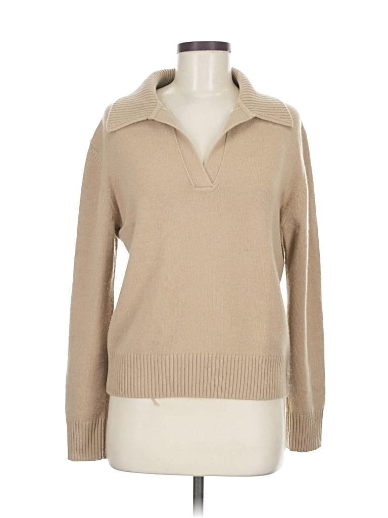 Pre-owned Athleta Wool Sweater In Brown