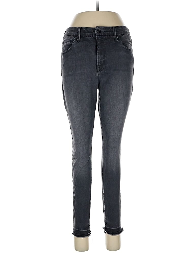 Pre-owned Good American Jeans In Gray