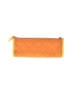 Talbots 100% Leather Color Block Orange Makeup Bag One size - photo 2