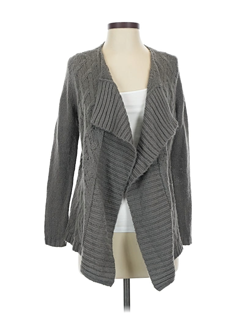 Pre-owned Gap Cardigan Sweater In Gray