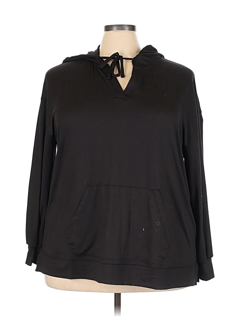 Pre-owned Livi Pullover Hoodie In Black