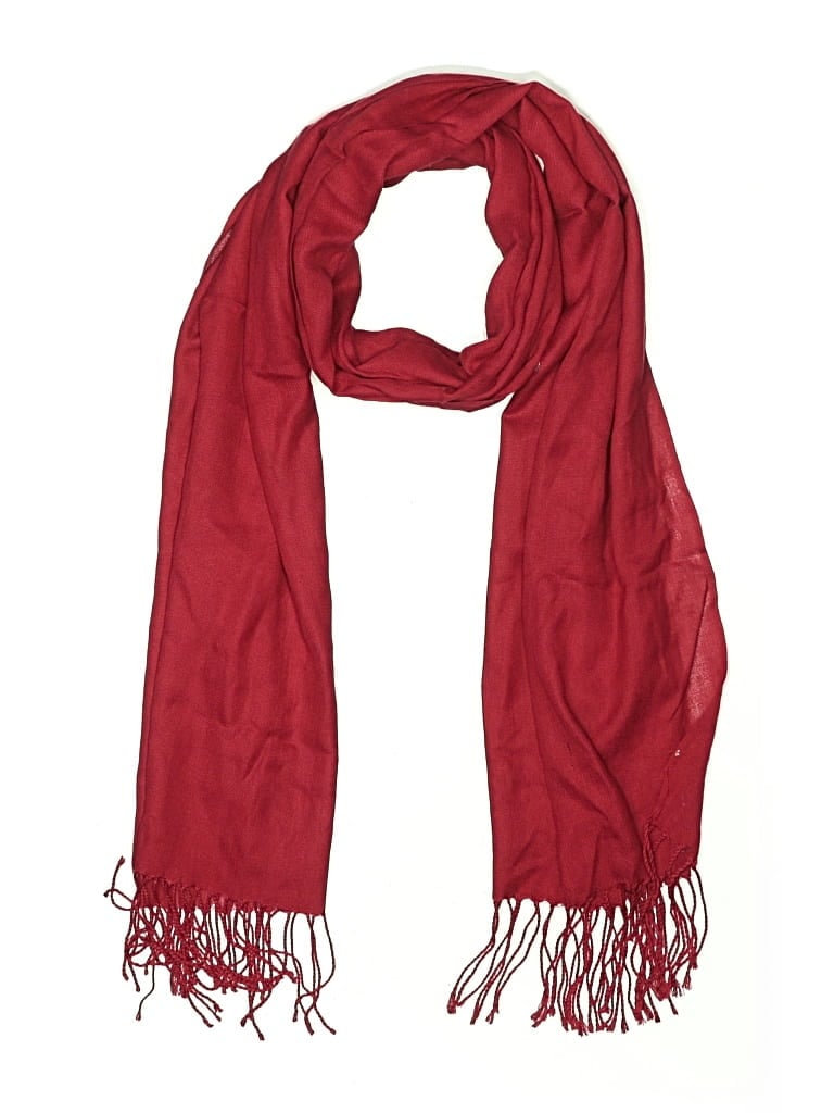 Pre-owned Unbranded Scarf In Red