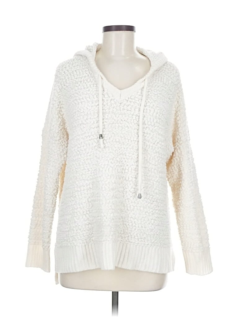 Pre-owned New Directions Pullover Sweater In White