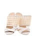 Delman Shoes Ivory White Sandals Size 7 - photo 2