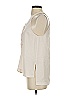 BCBGMAXAZRIA Ivory Sleeveless Blouse Size XS - photo 5
