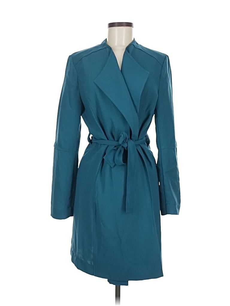 Joan Vass New York Cardigan Sweater In Blue