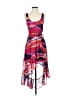 Roxy 100% Polyester Print Pink Cocktail Dress Size XS - photo 1