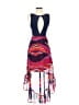 Roxy 100% Polyester Print Pink Cocktail Dress Size XS - photo 2