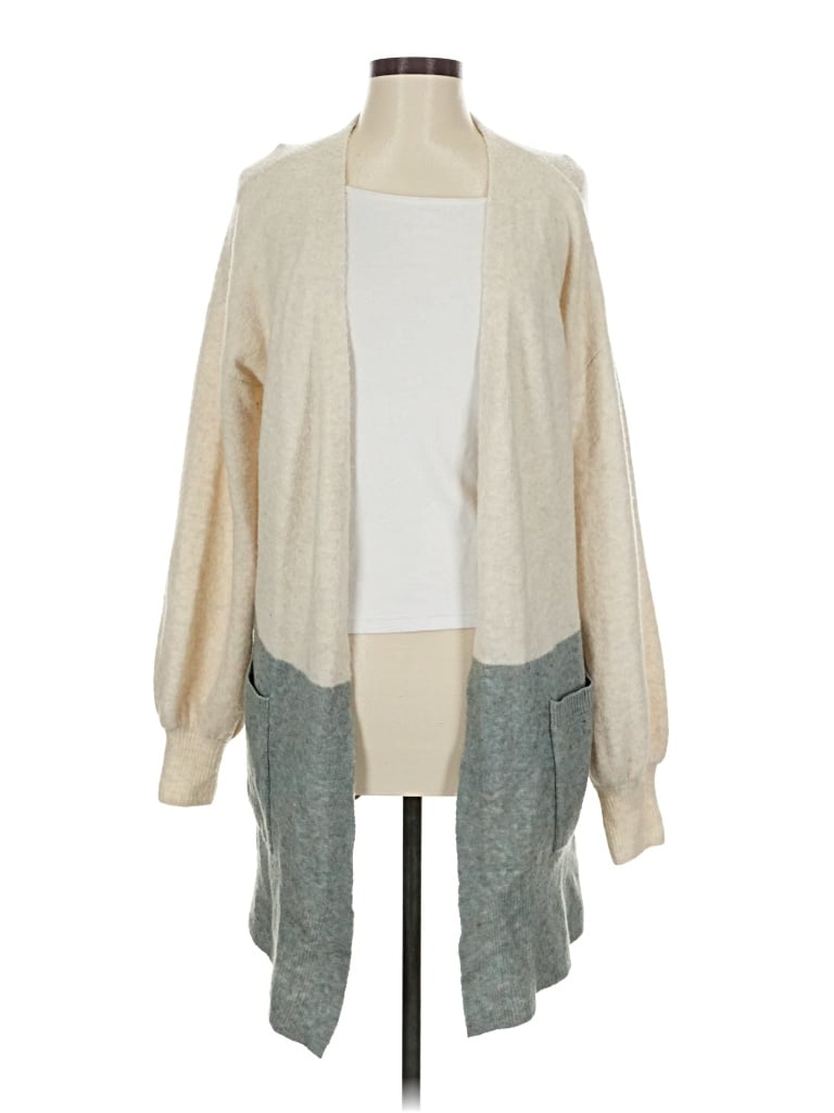 Pre-owned Madewell Cardigan Sweater In White
