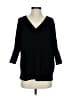 Anthropologie 100% Merino Wool Black Wool Pullover Sweater Size XS - photo 1